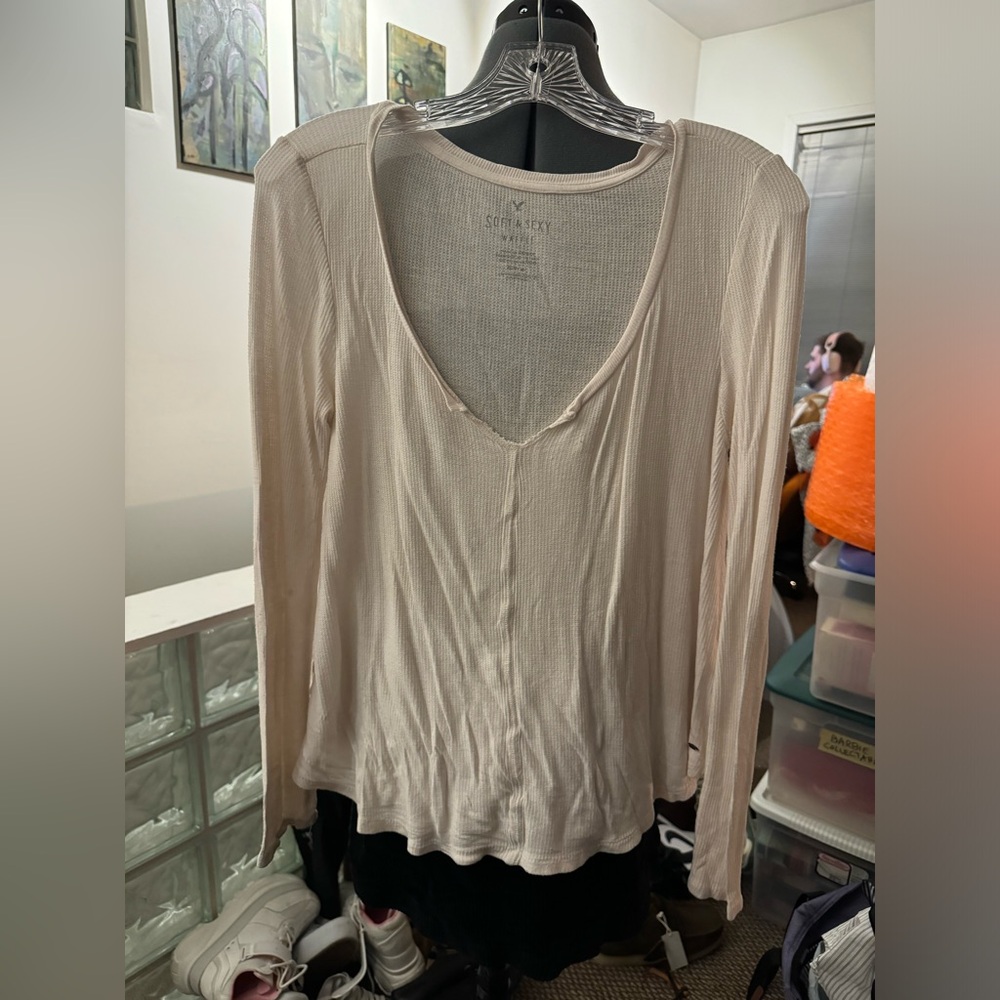 vintage American Eagle Soft & Sexy waffle shirt